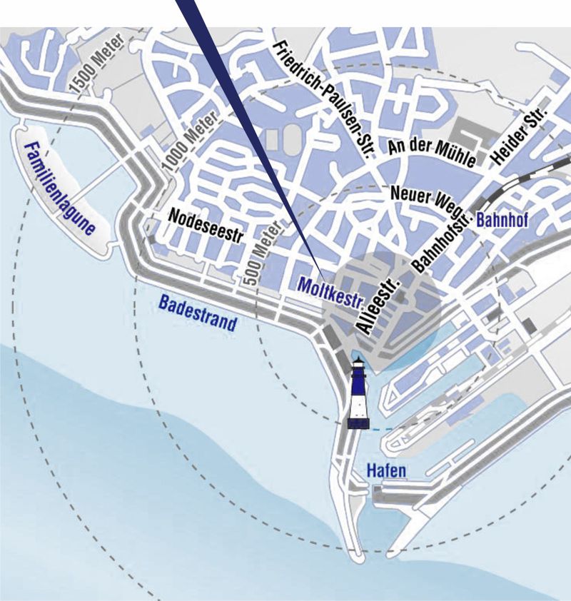 Anfahrt Strandpalais Büsum