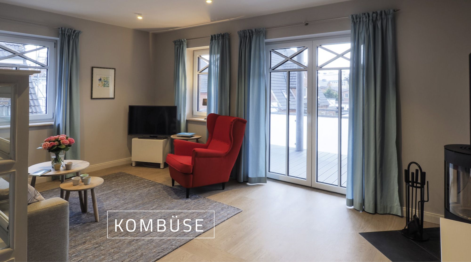 3-Raum-Wohnung Kombüse 1